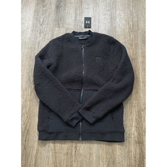Under Armour Men’s Sherpa Bomber Jacket Small 1366717 001 $90 - Picture 1 of 2